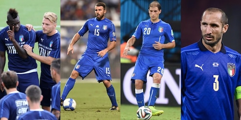 Da Balotelli a Barzagli e Chiellini: cosa fanno i calciatori dell'ultima Italia che ha giocato i Mondiali nel 2014
