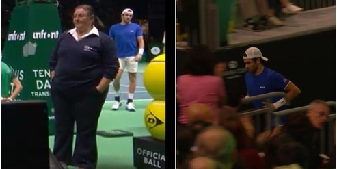 Troppa luce in campo, Berrettini costretto a fermare la sfida in Coppa Davis: Matteo ne approfitta, e...