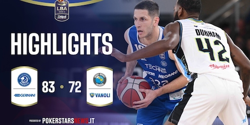 Germani Brescia - Vanoli Basket Cremona | PokerstarsNews Highlights Serie A Unipol 2025/2026