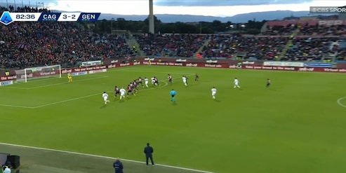 Caprile, l'errore clamoroso regala il pareggio al Genoa: la fotosequenza