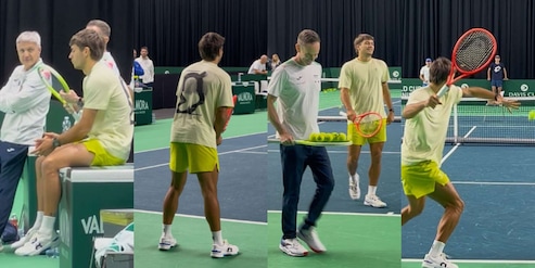 Il day after di Cobolli: il bel gesto con Bolelli-Vavassori e l'allenamento per la finale