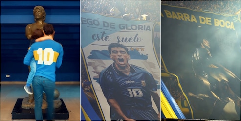 Maradona, 5 anni dalla morte: il tributo da brividi del Boca Juniors e dell'Argentina