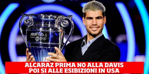 Alcaraz infortunato, bufera per le esibizioni in America