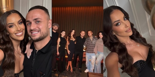 Lobotka festeggia i suoi 31 anni con la sua Simi: alla festa anche Lang e Contini