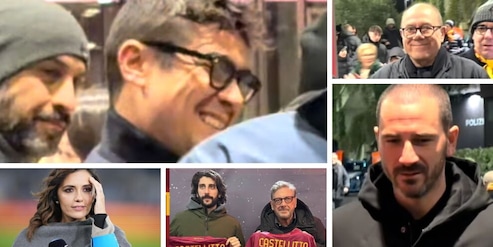 Da Scamarcio a Verdone, Favino, Bonucci e Serena Rossi, tutti i vip di Roma-Napoli