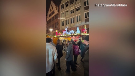 Ilary Blasi, è iniziato il weekend tedesco a Francoforte