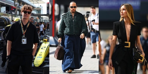 Da Sinner al look stravagante di Hamilton: tutti ad Abu Dhabi per l'ultimo Gp