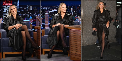 Aryna Sabalenka spettacolare in tacchi a spillo ospite di Jimmy Fallon