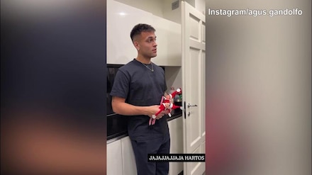 Lautaro con in mano i giochi, Agustina: "Stanchi..."