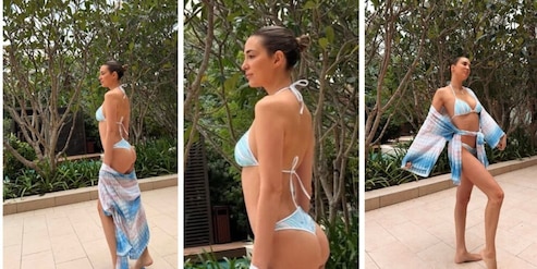 Alice Campello a Dubai senza Morata: il bikini è super hot