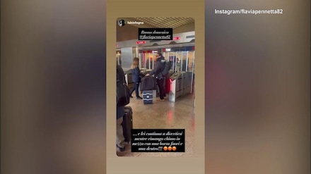 Fognini bloccato in stazione e Flavia Pennetta se la ride