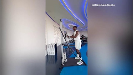 Pogba, duro allenamento prima di Natale