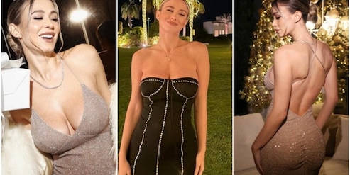 Diletta Leotta, sexy Natale in dolce attesa insieme a Loris Karius