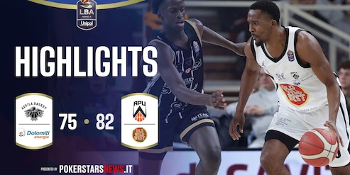 Dolomiti Energia Trentino - APU Old Wild West Udine  | PokerstarsNews Highlights Serie A Unipol 2025/2026