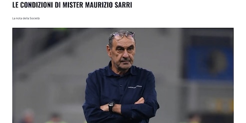 Lazio, Sarri sta bene dopo l’intervento chirurgico