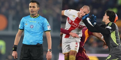 Di Bello, un errore grave in Roma-Genoa: perché manca un rigore a De Rossi