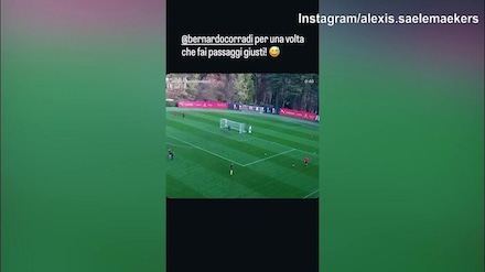 Milan, magia di Saelemaekers in allenamento: che gol!
