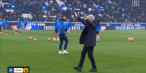 La bellissima accoglienza dei tifosi dell'Atalanta a Gasperini prima della sfida con la Roma