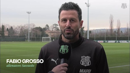 Grosso: "Sassuolo, mi aspetto lo stadio pieno"