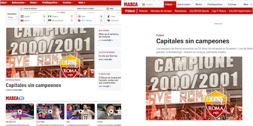 "Roma e Lazio senza scudetto da 25 anni": la spietata analisi dalla Spagna