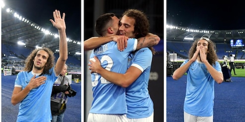 Guendouzi e l'ultimo saluto alla Lazio: le lacrime sotto la Nord e l'abbraccio con Cataldi