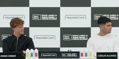 Sinner e Alcaraz, che botta e risposta a Seul: alla frase di Carlos, Jannik reagisce così... E c'è l'ipotesi doppio insieme