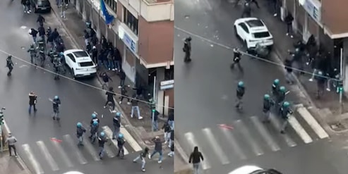 Como-Bologna, tensione prima della partita: scontri tra i tifosi