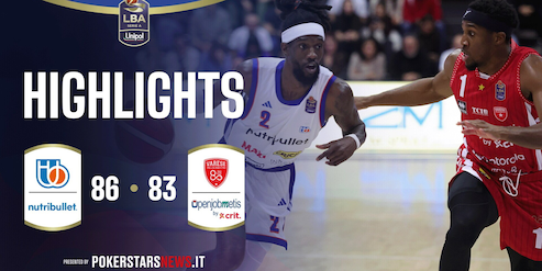 NutriBullet Treviso Basket - Openjobmetis Varese | PokerstarsNews Highlights Serie A Unipol 2025/2026