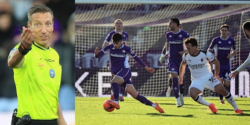 Moviola Fiorentina-Milan: Massa è bravo, Parisi no rigore ok