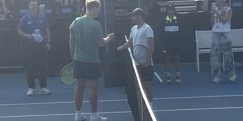 Vagnozzi a sorpresa in campo al Million Dollar 1 Point Slam: poteva sfidare Sinner!