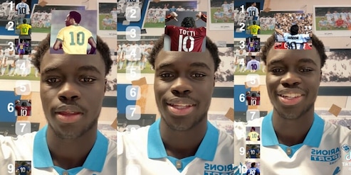 Robinio Vaz pazzo di Totti: nella sua classifica dei bomber con la 10 è più forte di Maradona e Pelé