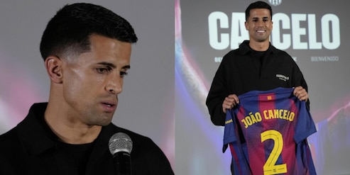 Barcellona, ecco Cancelo: le prime foto del ritorno in blaugrana