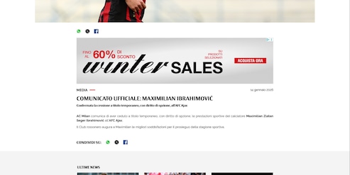 Ibrahimovic jr lascia il Milan: ufficiale il trasferimento all'Ajax