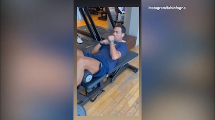 Fognini come Rocky, l'allenamento dell'ex tennista