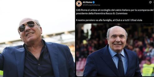 È morto Rocco Commisso: da De Laurentiis alla Roma, tutte le reazioni del mondo del calcio