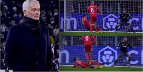 Benfica, clamoroso errore di Pavlidis dal dischetto contro la Juve: Mourinho resta di sasso