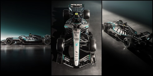 F1: Mercedes presenta la livrea della 'W17' che guideranno Russell e Antonelli