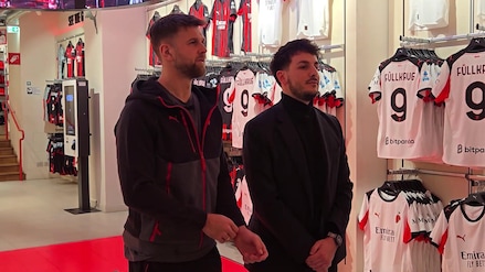 Milan, bagno di folla per Fullkrug