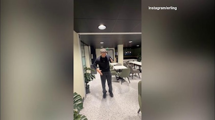 Haaland si trasforma in robot