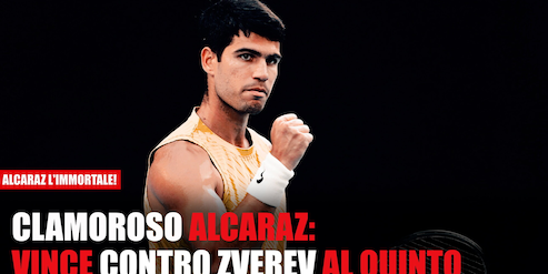 Clamoroso Alcaraz: lo show con Zverev