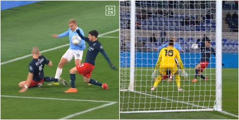 Tocco di braccio di Martin, rigore per la Lazio trasformato da Pedro, il Genoa protesta: la fotosequenza