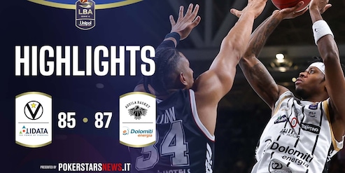 Virtus Olidata Bologna - Dolomiti Energia Trentino | PokerstarsNews Highlights Serie A Unipol 2025/2026