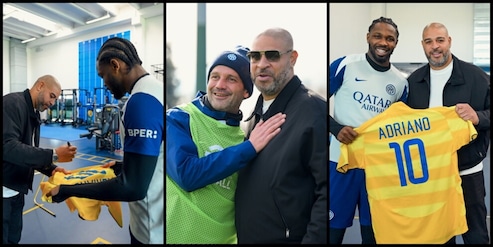 Adriano ritorna all'Inter: sorpresa specialissima per i nerazzurri ad Appiano Gentile