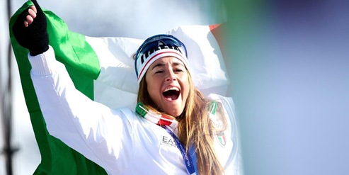 Goggia esulta: "La mia vittoria di testa". Poi il ricordo di Elena Fanchini