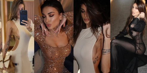 Cristina Buccino bellissima con le sexy trasparenze: gli abitini sono "vedo non vedo"