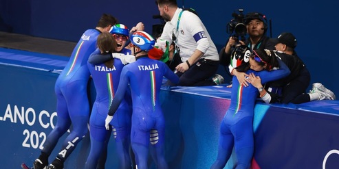 Italia show, oro nella staffetta mista di short track: Fontana nella leggenda!