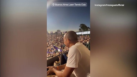 Tennis, Trezeguet in tribuna per Coria contro Berrettini