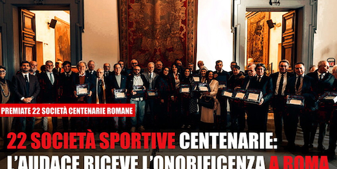 Il Campidoglio celebra lo sport storico