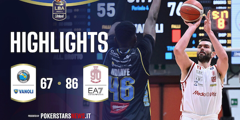 Vanoli Basket Cremona - EA7 Emporio Armani Milano | PokerstarsNews Highlights Serie A Unipol 2025/2026