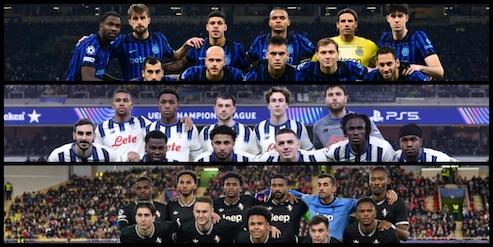 Juve, Inter e Atalanta agli ottavi di Champions: ecco la previsione sui playoff dell'algoritmo